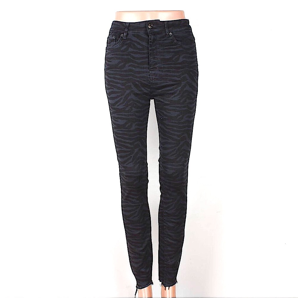 Zara Animal Print Premium Denim